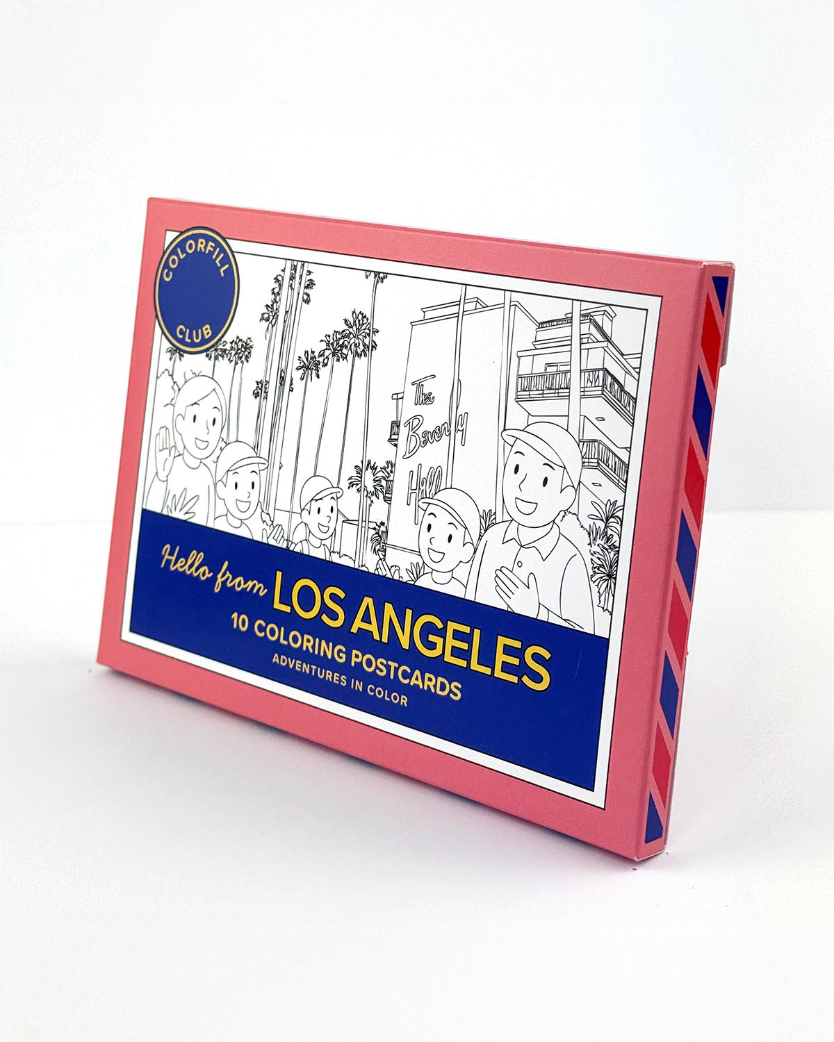 Los Angeles Colouring Postcard Set