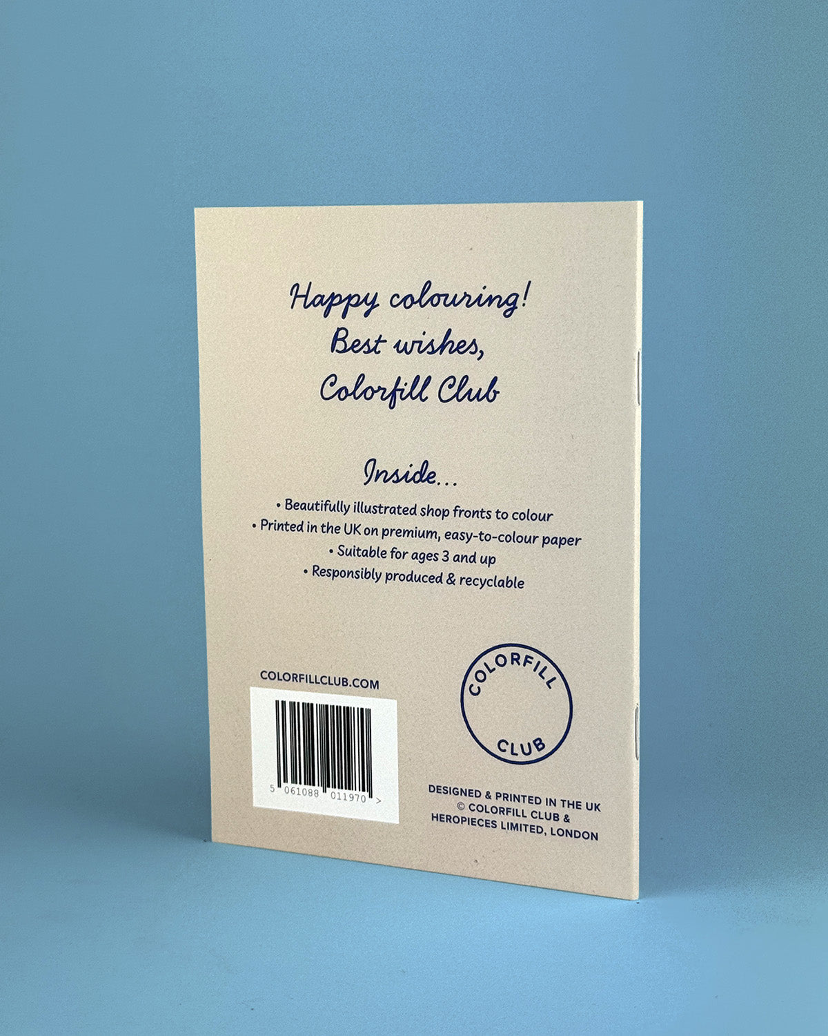 World of Shops Colouring Book