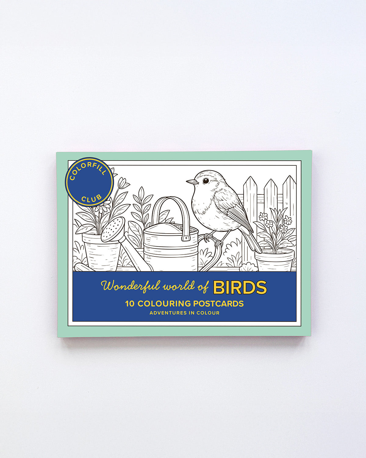 Birds Colouring Postcard Set