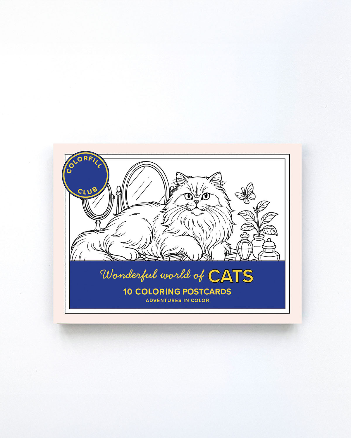 Cats Colouring Postcard Set