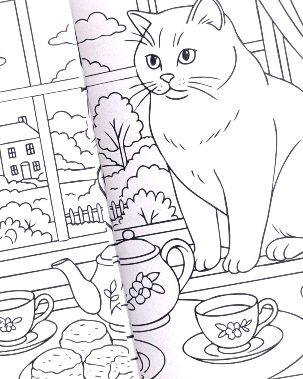 World of Cats Colouring Book