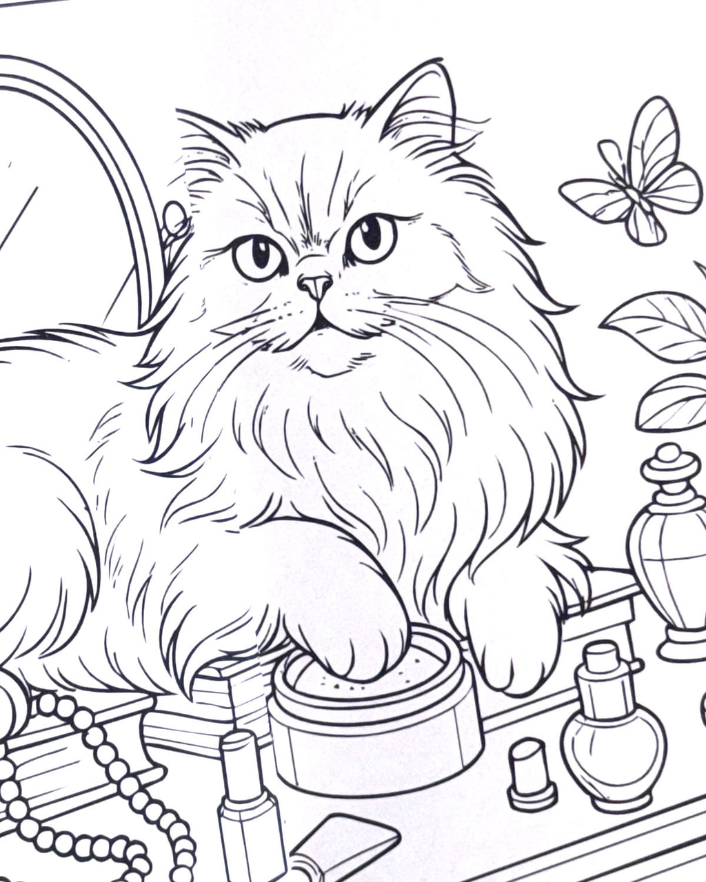 World of Cats Colouring Book