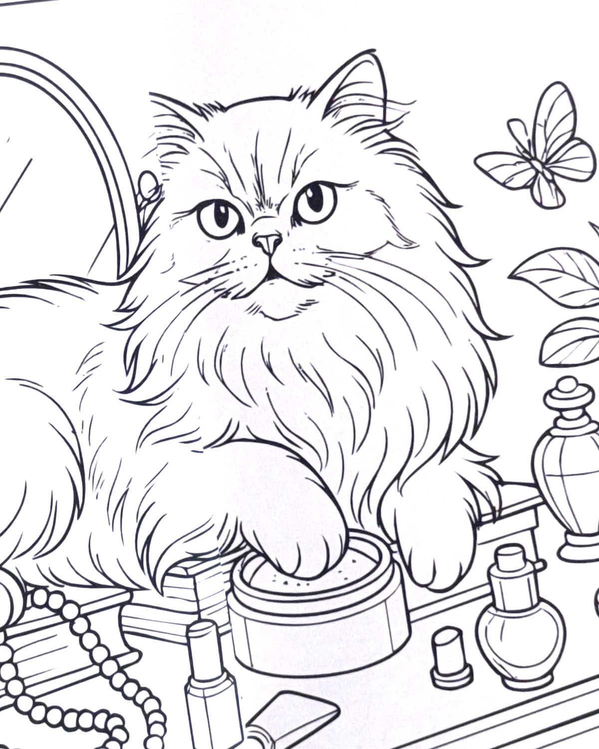 World of Cats Colouring Book