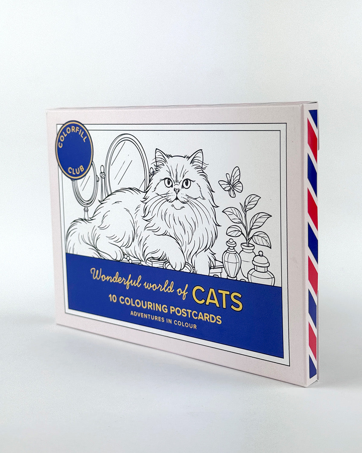 Cats Colouring Postcard Set