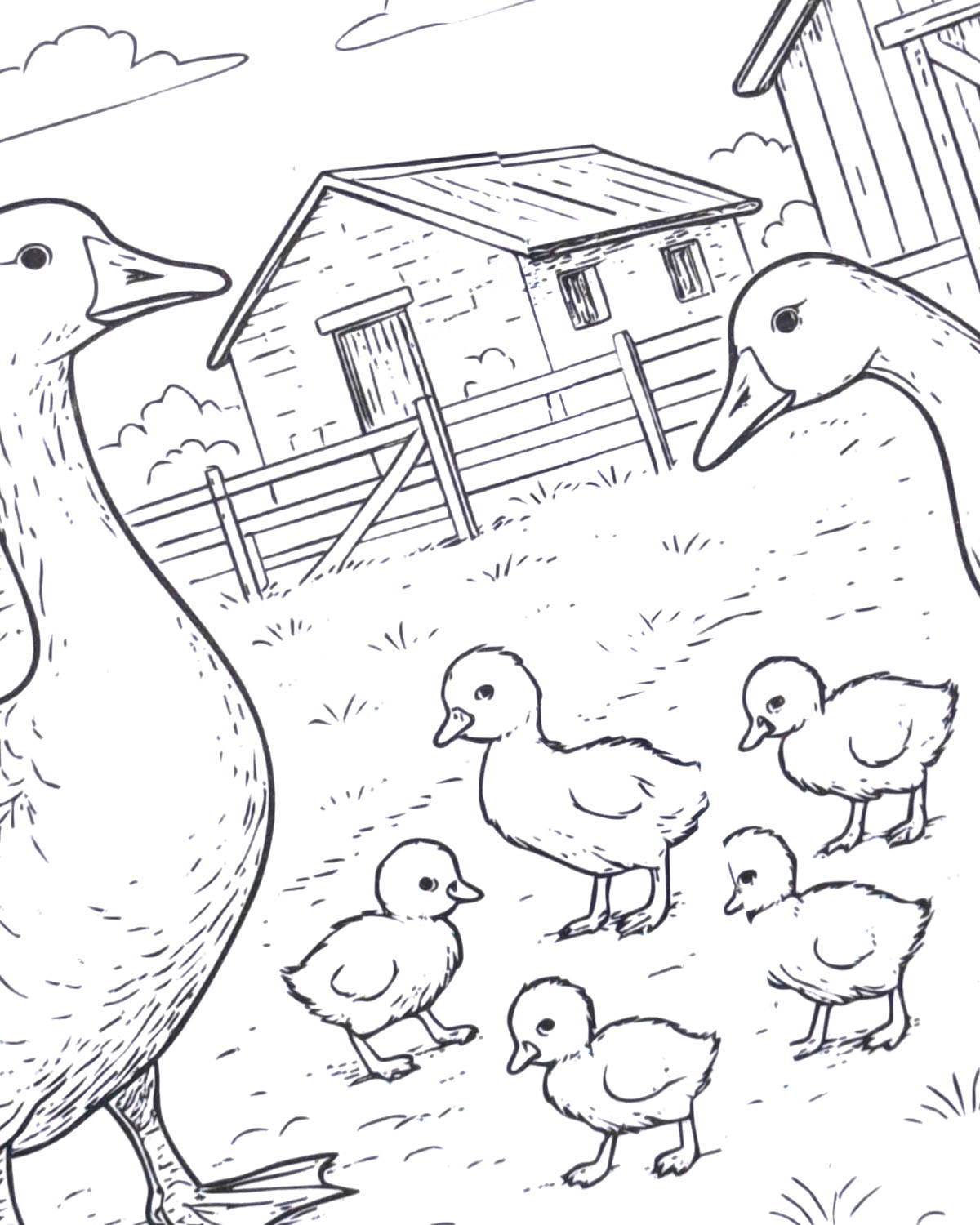 Life in the Countryside Colouring Book