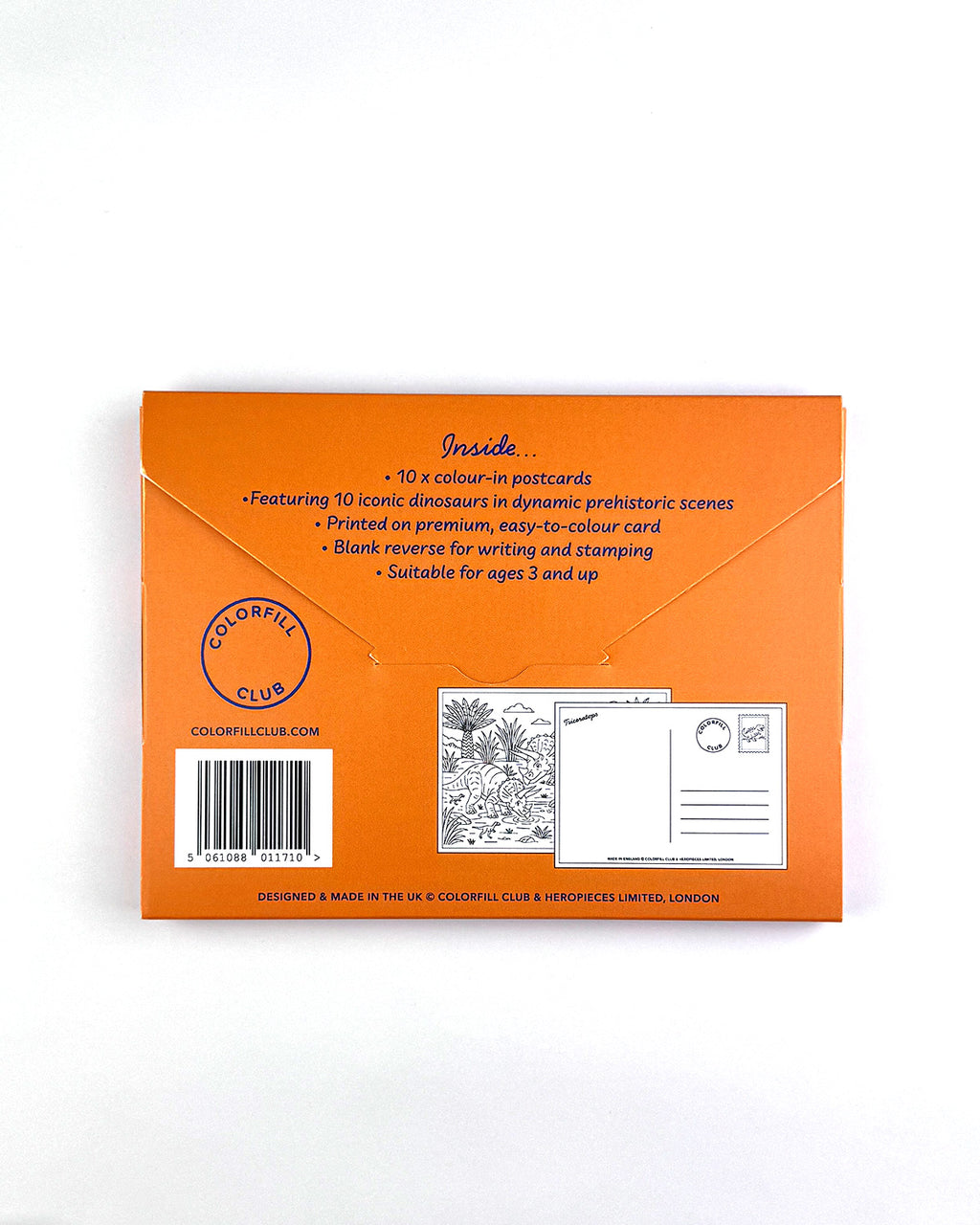 Dinosaurs Colouring Postcard Set