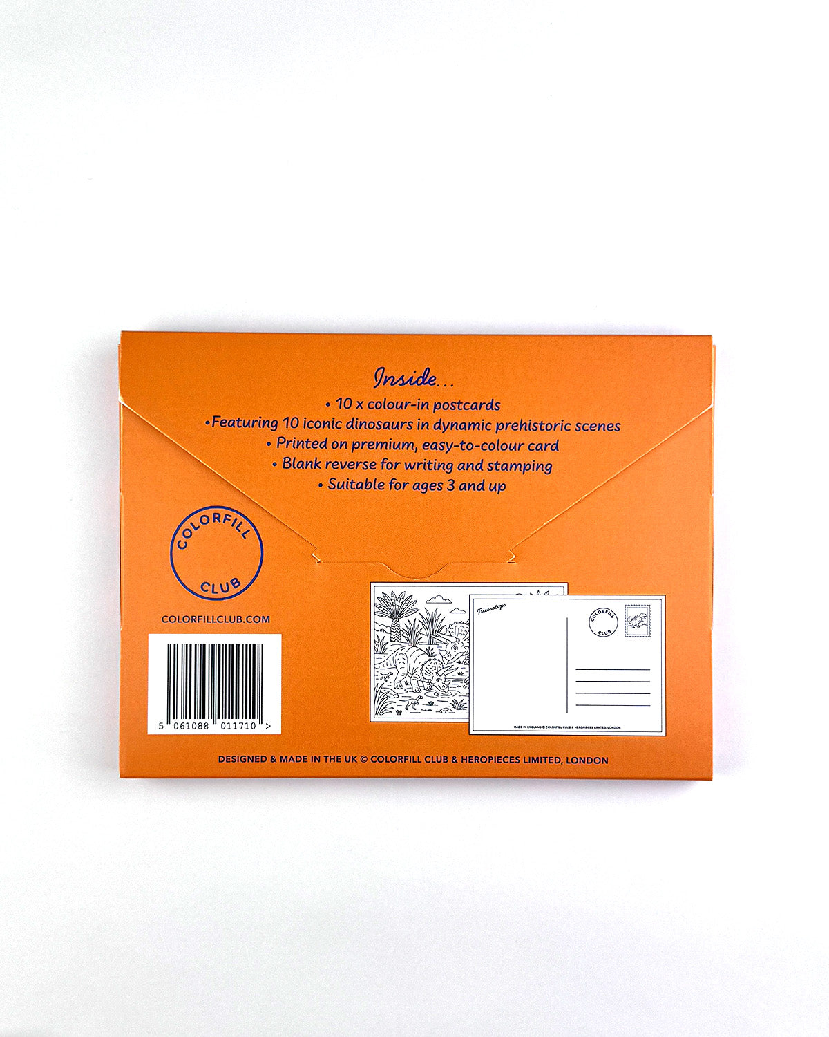 Dinosaurs Colouring Postcard Set