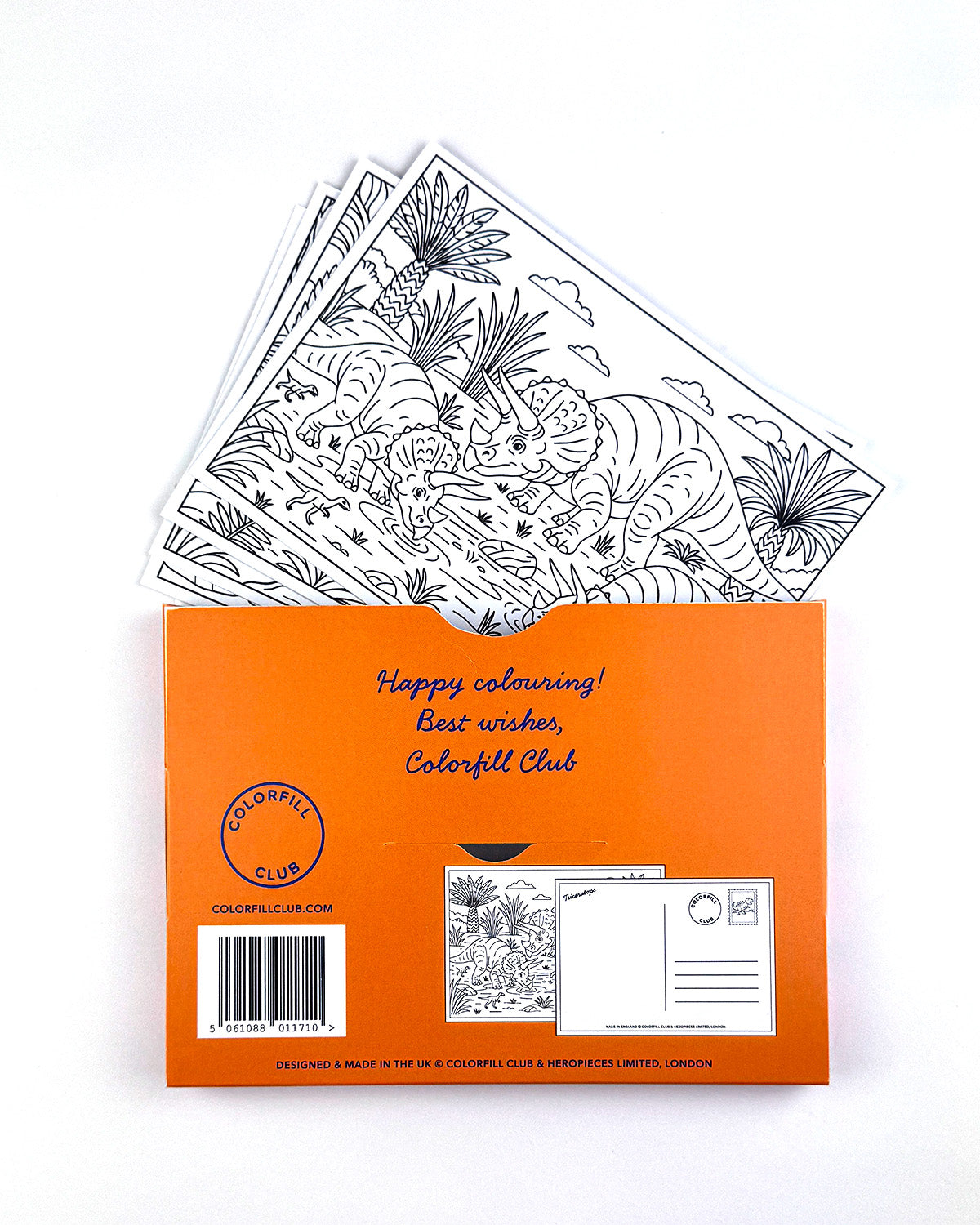 Dinosaurs Colouring Postcard Set