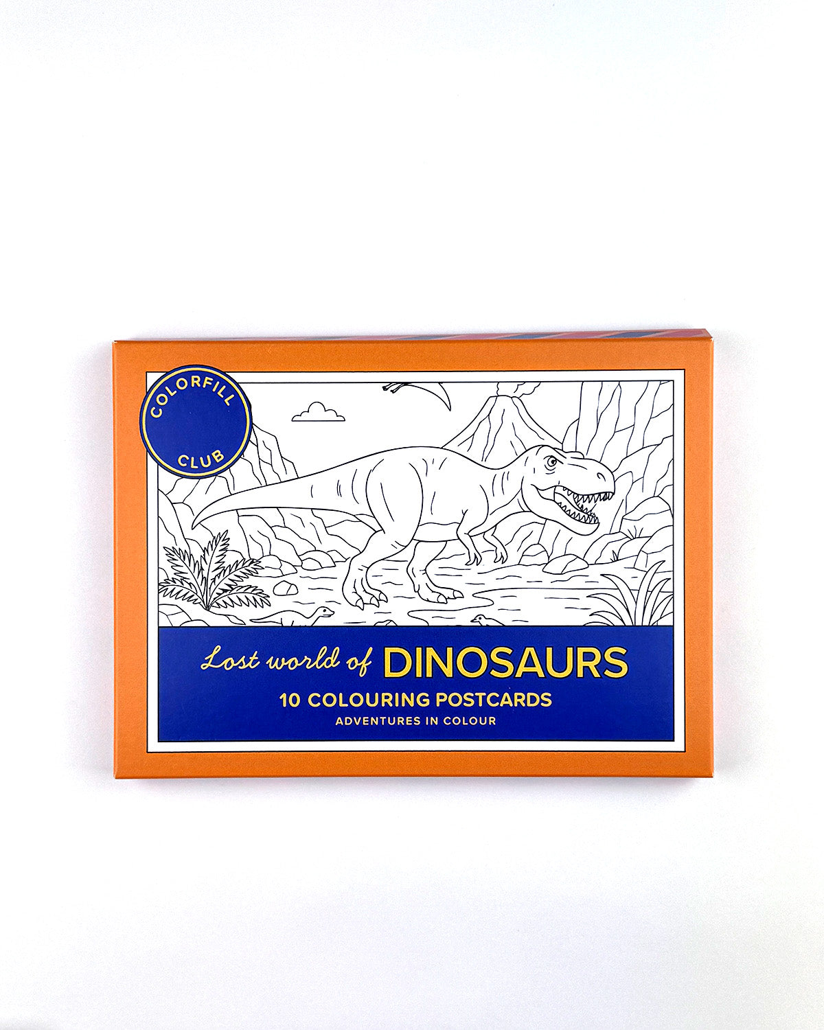 Dinosaurs Colouring Postcard Set
