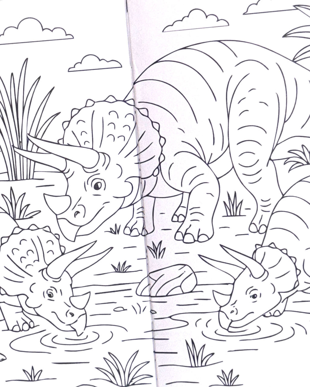 World of Dinosaurs Colouring Book