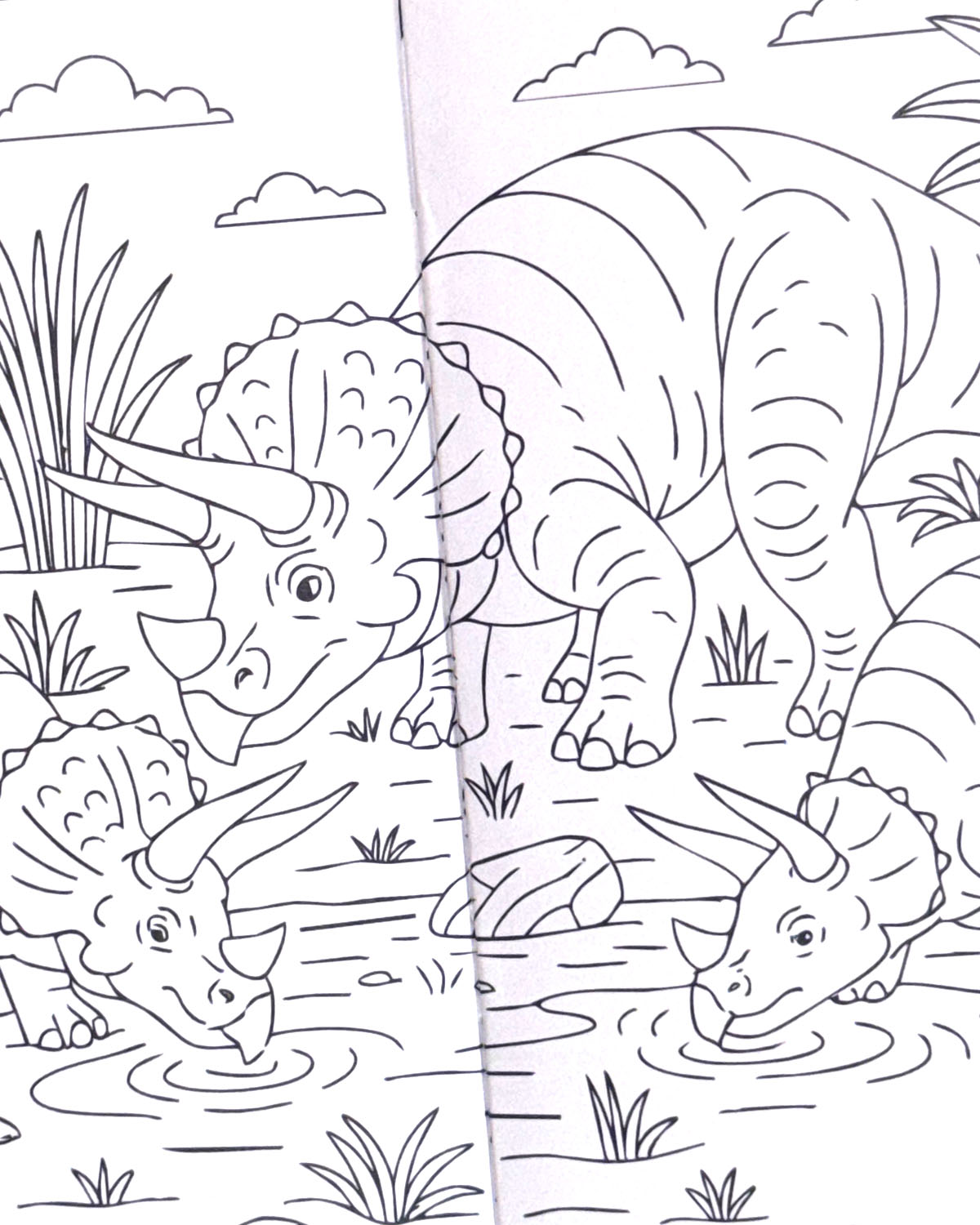 World of Dinosaurs Colouring Book