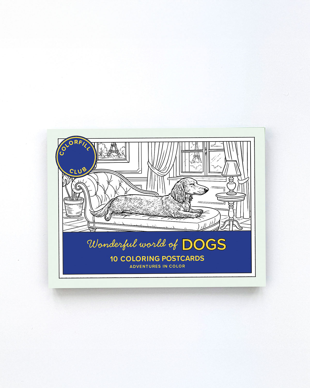 Dogs Colouring Postcard Set