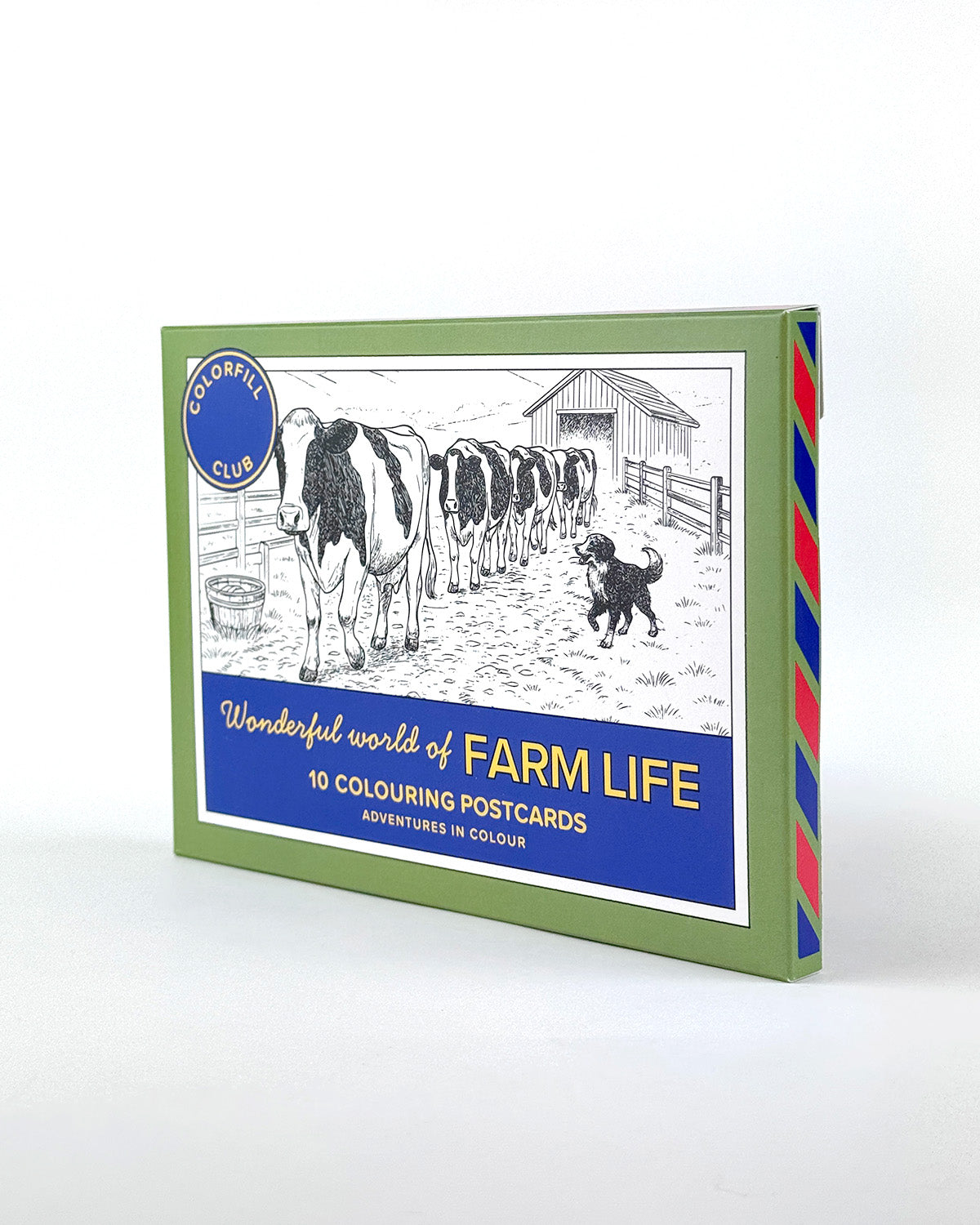 Farm Life Colouring Postcard Set
