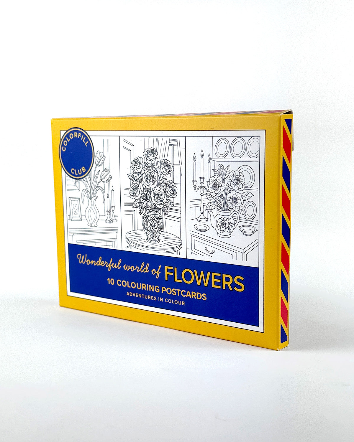 Flowers Colouring Postcard Set
