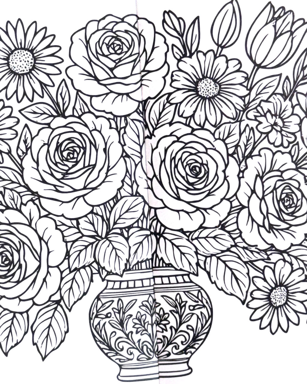 World of Flowers Colouring Book