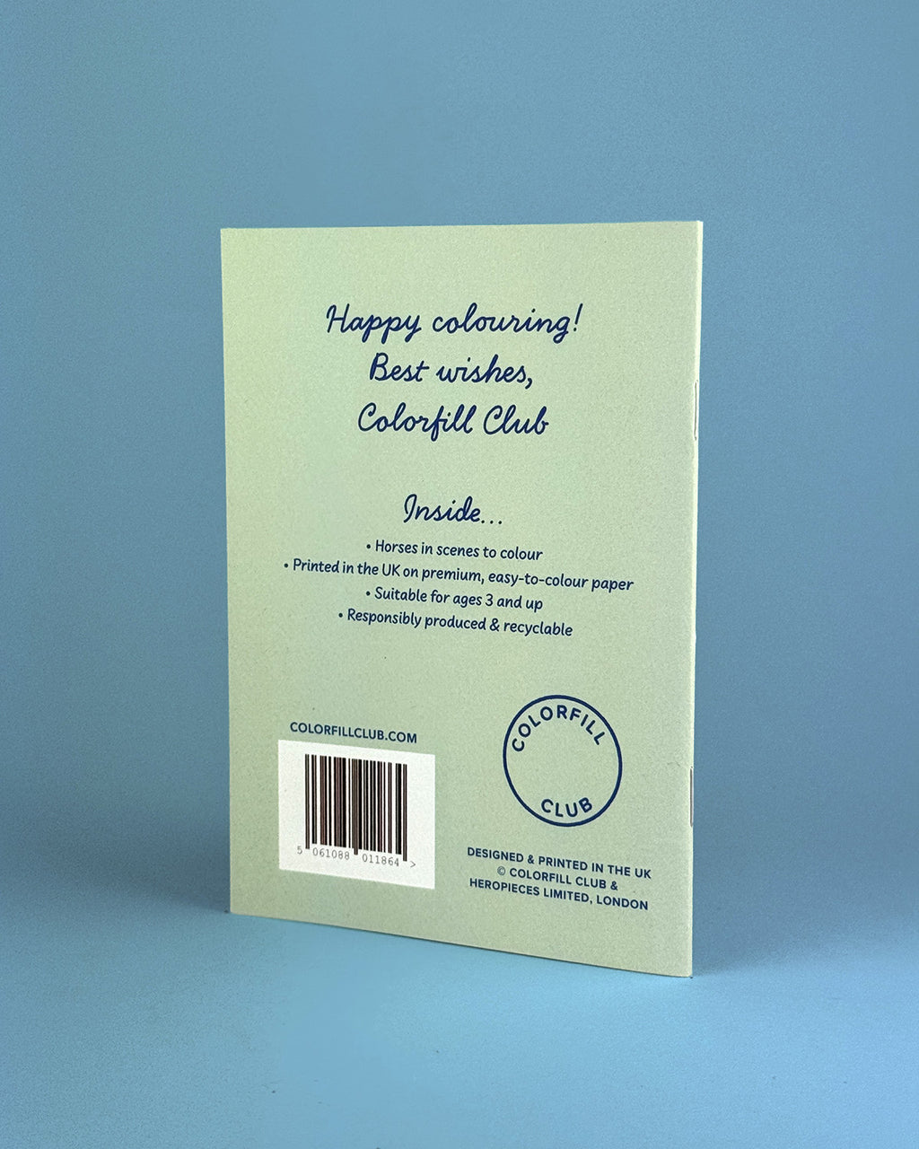 World of Horses Colouring Book