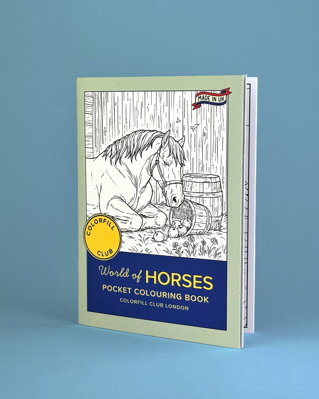 World of Horses Colouring Book