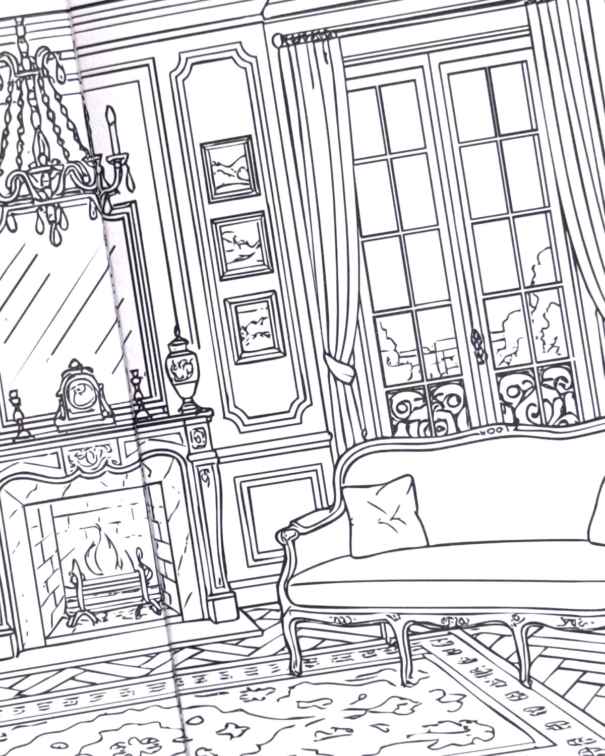 World of Interiors Colouring Book