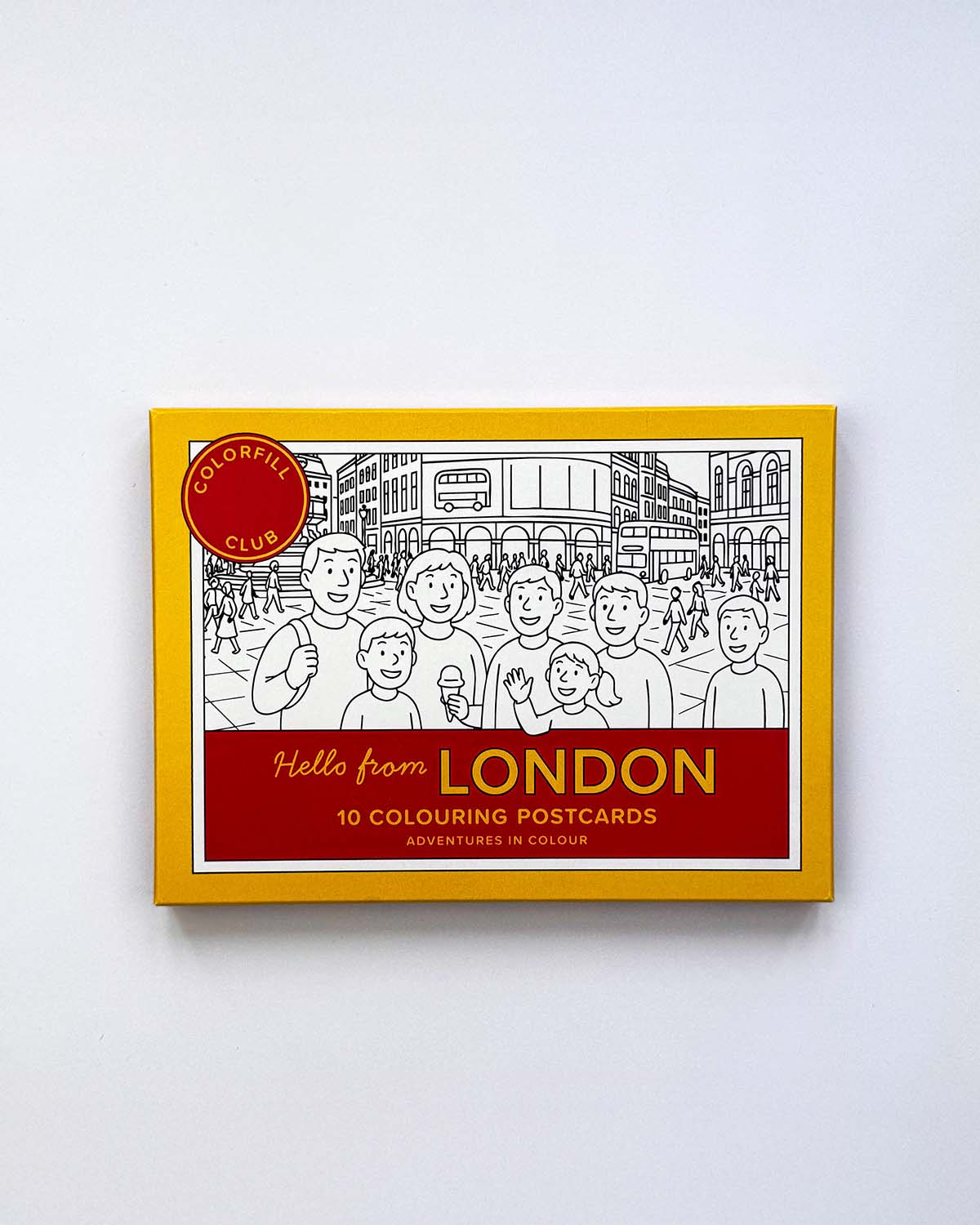 London Colouring Postcard Set