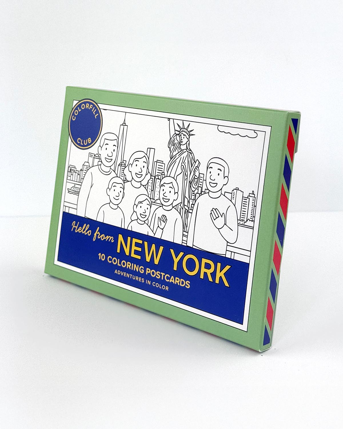New York Colouring Postcard Set