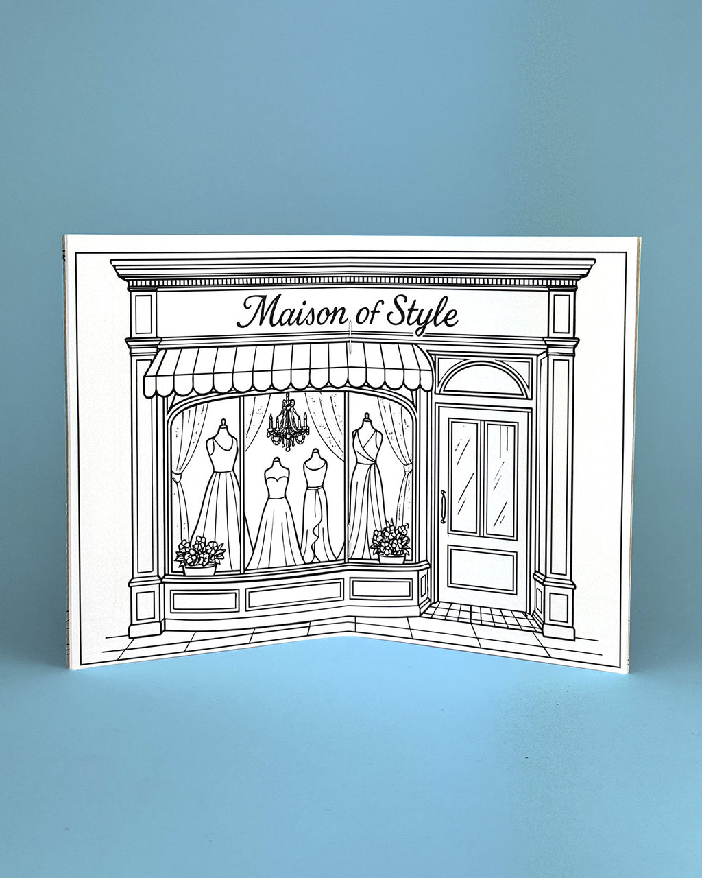 World of Shops Colouring Book