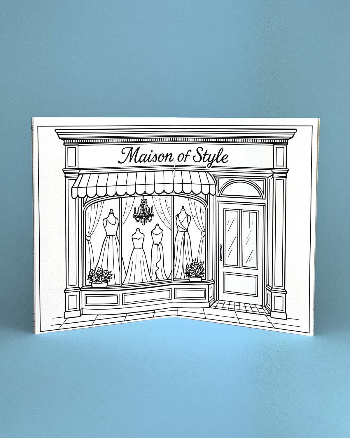 World of Shops Colouring Book