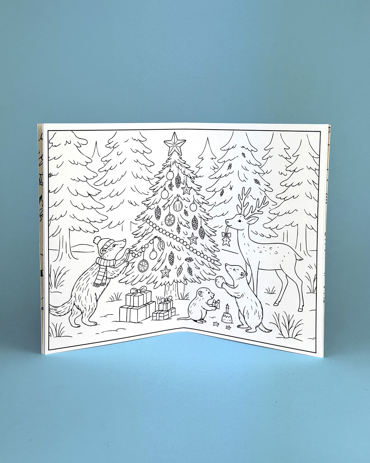 Christmas Friends Colouring Book