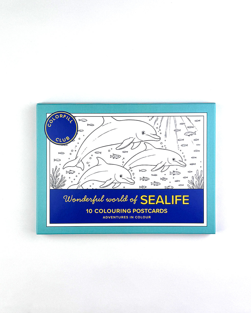 Sealife Colouring Postcard Set