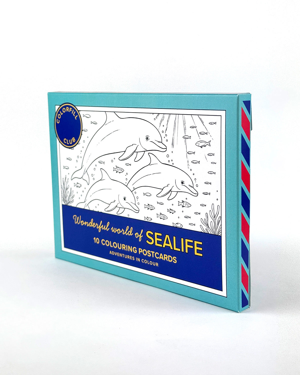 Sealife Colouring Postcard Set