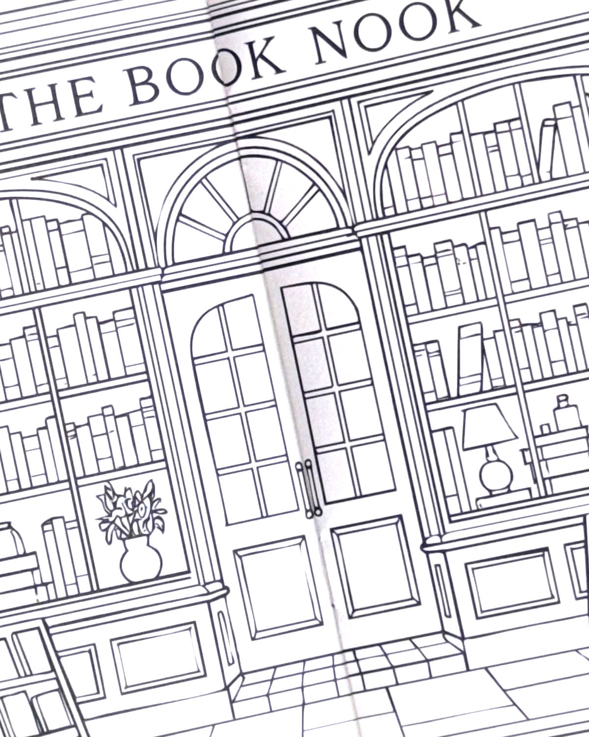 World of Shops Colouring Book