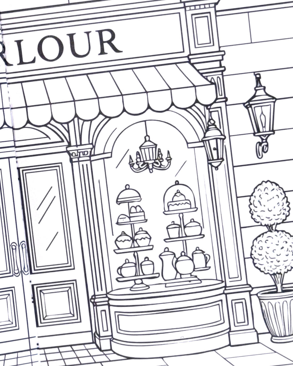 World of Shops Colouring Book