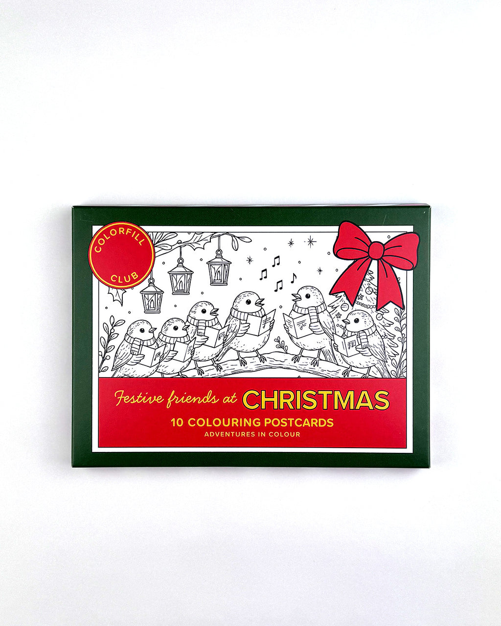 Christmas Friends Colouring Postcard Set