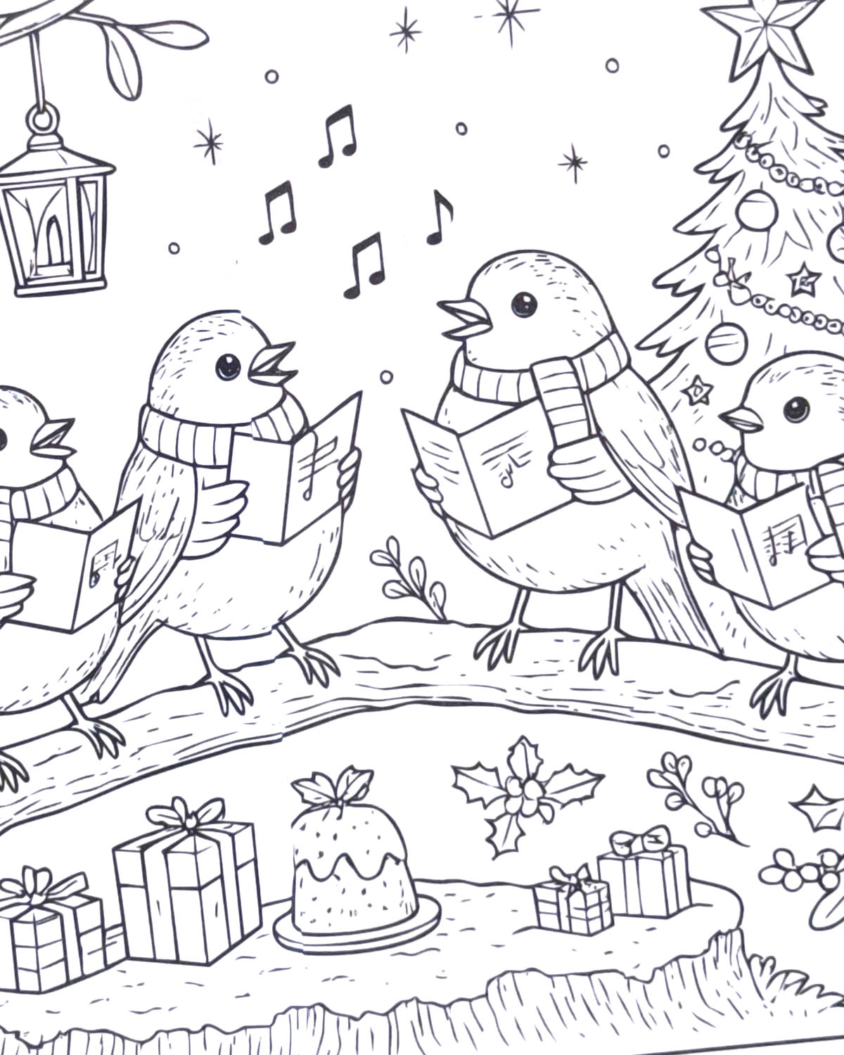 Christmas Friends Colouring Book