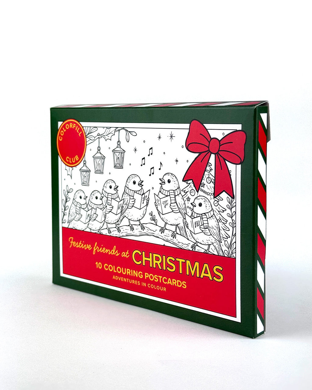 Christmas Friends Colouring Postcard Set