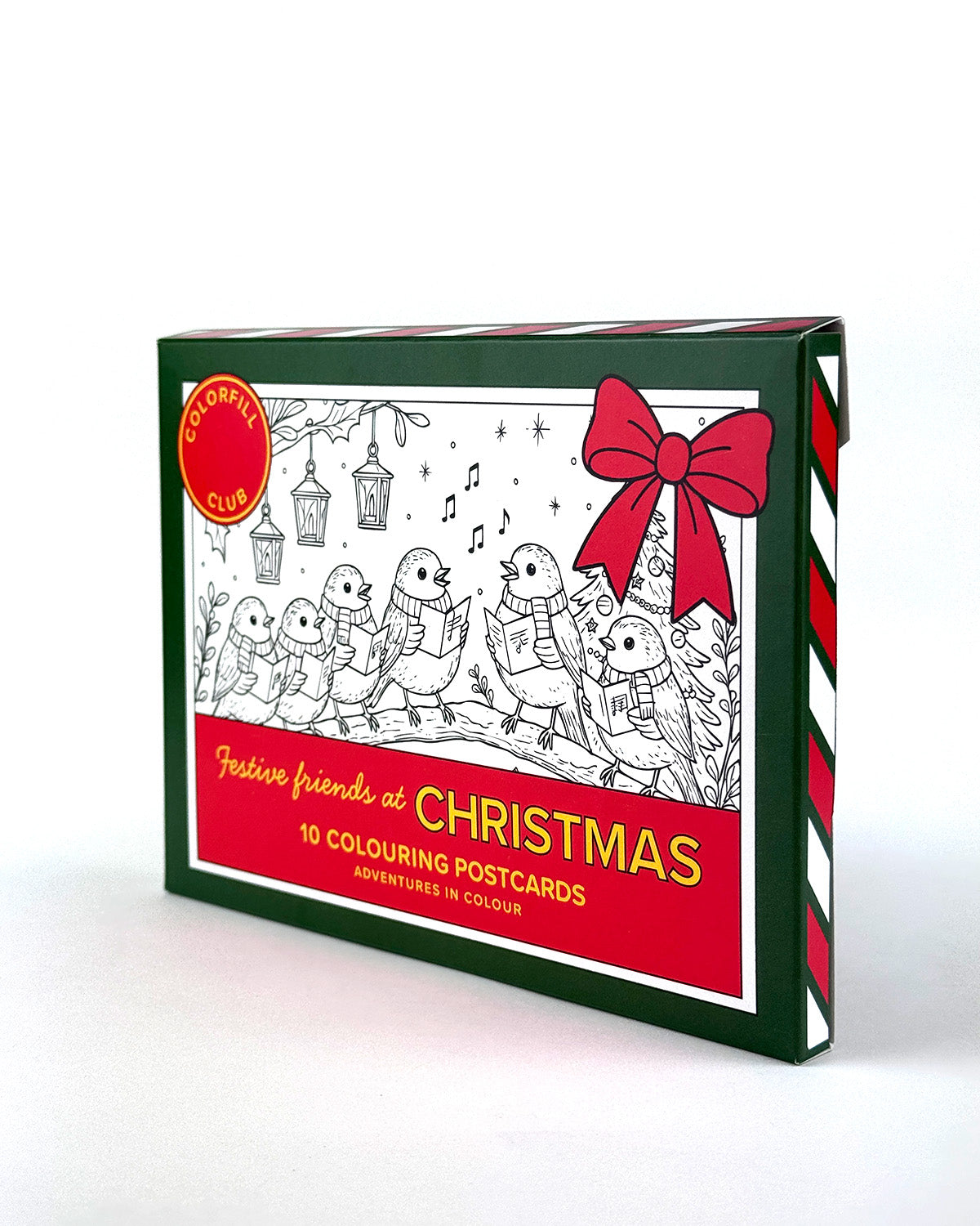 Christmas Friends Colouring Postcard Set